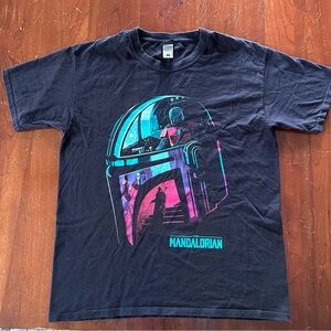 Star Wars Black Tee The Mandalorian Size M